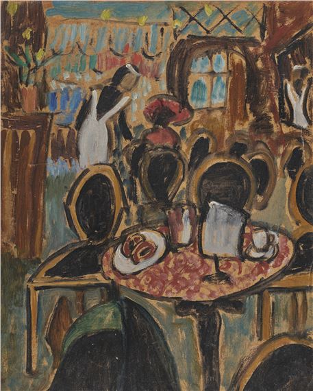 Im Café by Gabriele Münter