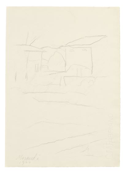 Giorgio Morandi | Paesaggio (1960) | MutualArt