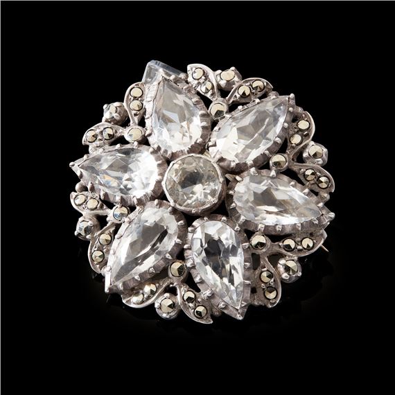 ARTS & CRAFTS BROOCH, CIRCA 1960 by Sybil Dunlop