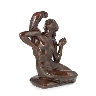 ‘GIRL WITH PARROT’ - Richard Garbe