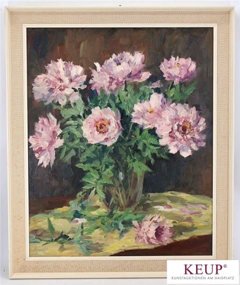 ''Pfingstrosen'' by Richard Grieb, 1952