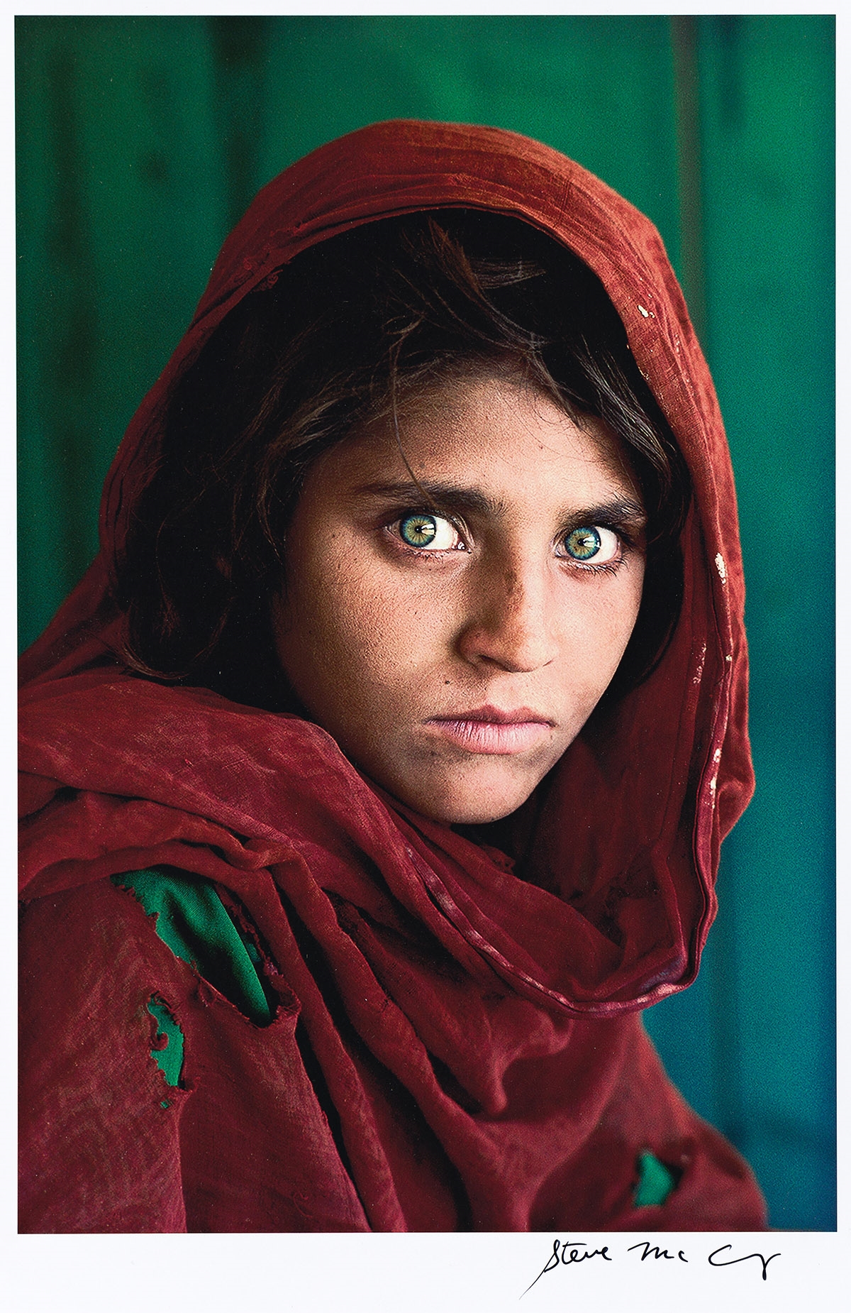 Artwork by Steve McCurry, Afghan Girl, Peshawar, Pakistan., Made of Chromogenic print on Fujicolor Crystal