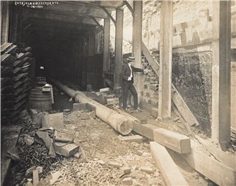 A selection of approximately 37 subway construction photographs by the chief photographer for New York City's Rapid Transit R.R. Commission. - Pierre Pullis