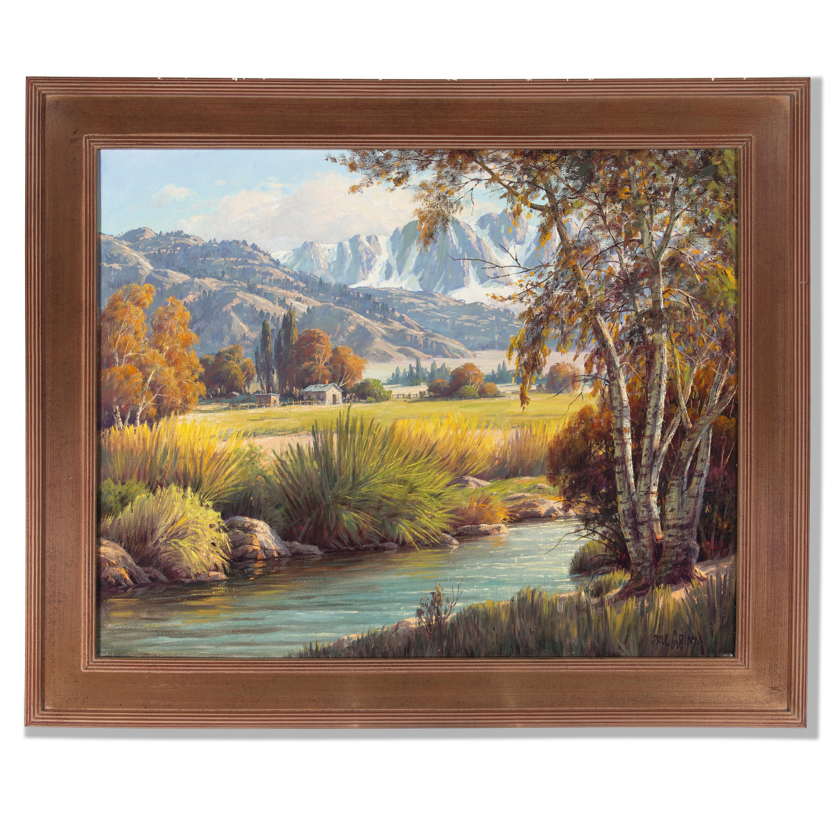 Artwork by Paul Grimm, Bishop, High Sierras, Made of oil on canvas