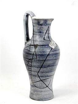 Jug vase with abstract design - Robert Dupanier