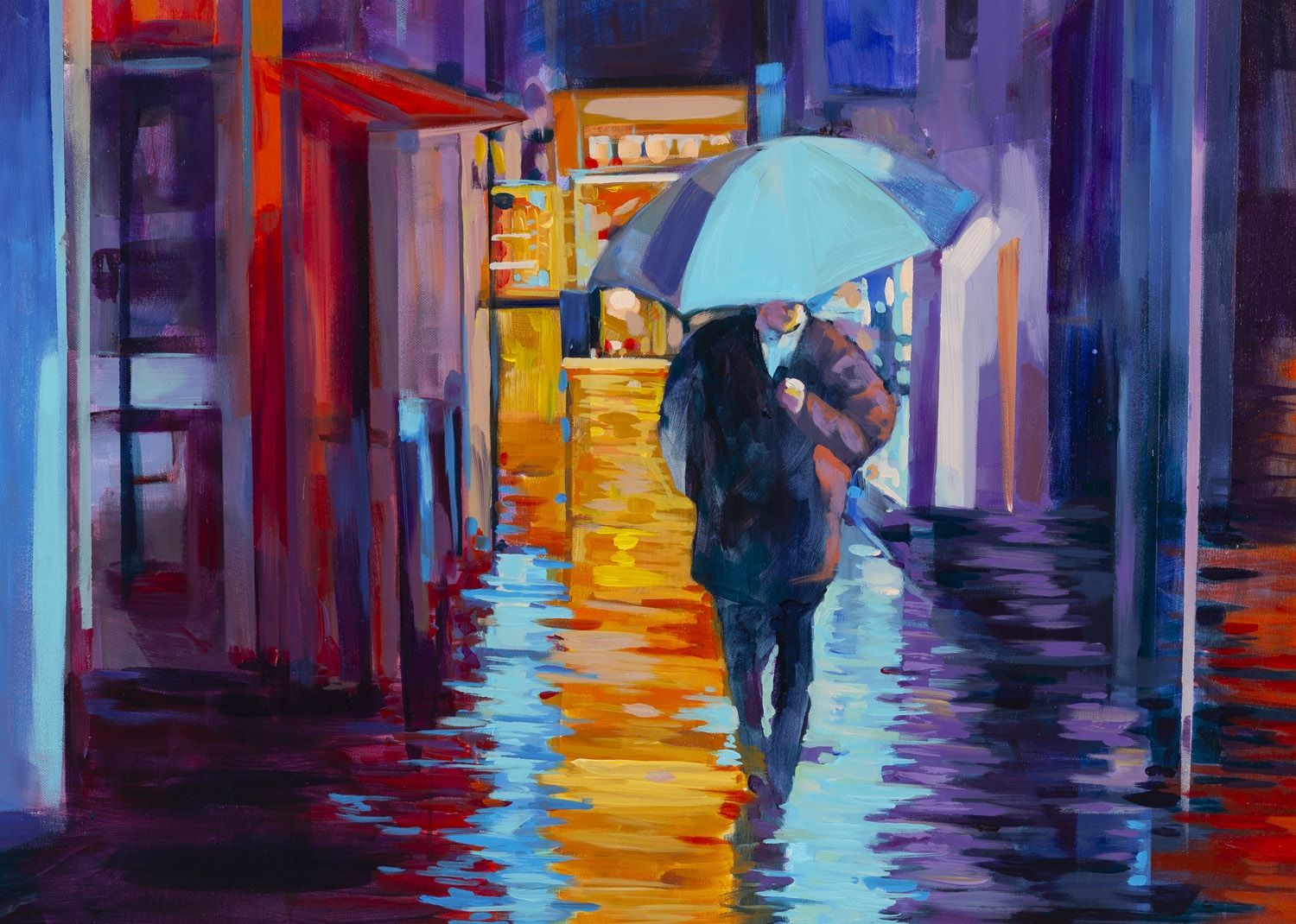 aneta-olszewska-city-walk-in-the-rain-2023-mutualart