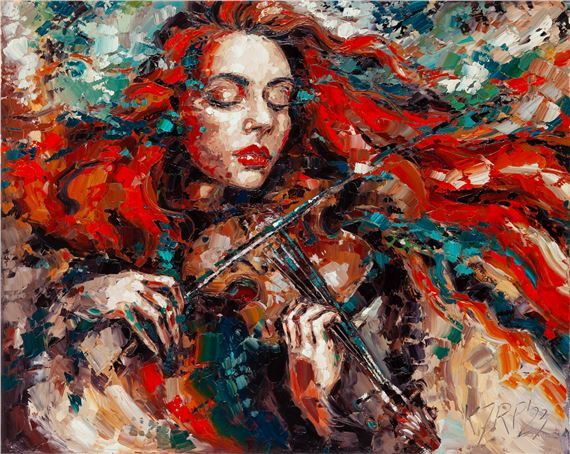 Autumn Morning by Krystyna Róż-Pasek, 2023