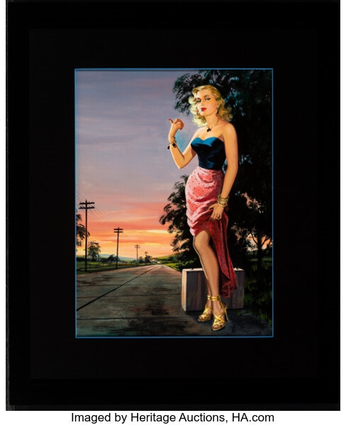 Artwork by Howell Dodd, No Time For Sleep, digest cover, Made of Oil on board