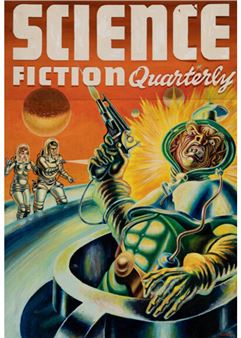 Science Fiction Quarterly, unpublished digest cover - B. Garnett