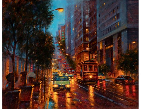San Francisco at Night by Po Pin Lin, 2008