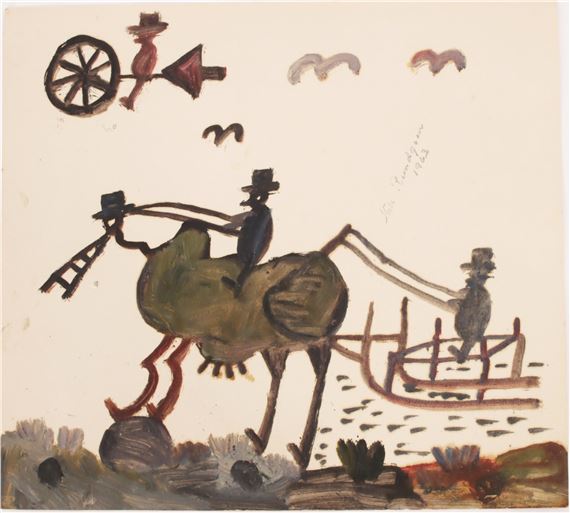 Figurkomposition by Nils Rundgren, 1963