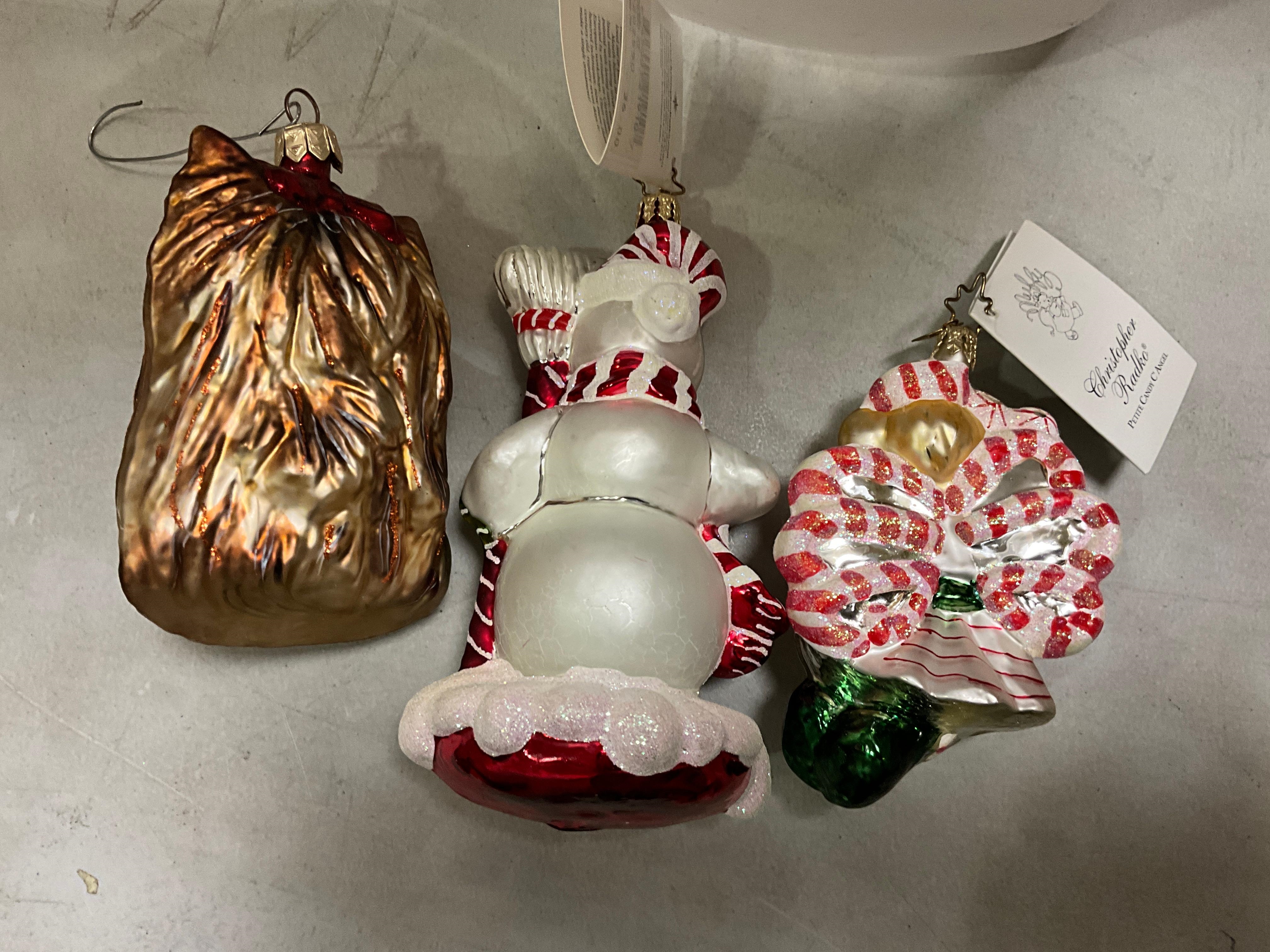 Christopher Radko | (3) Christopher Radko European Glass Christmas ...