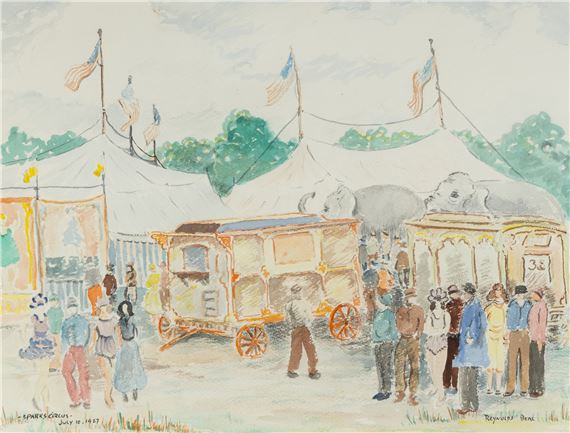 Sparks Circus by Reynolds Beal, 1927