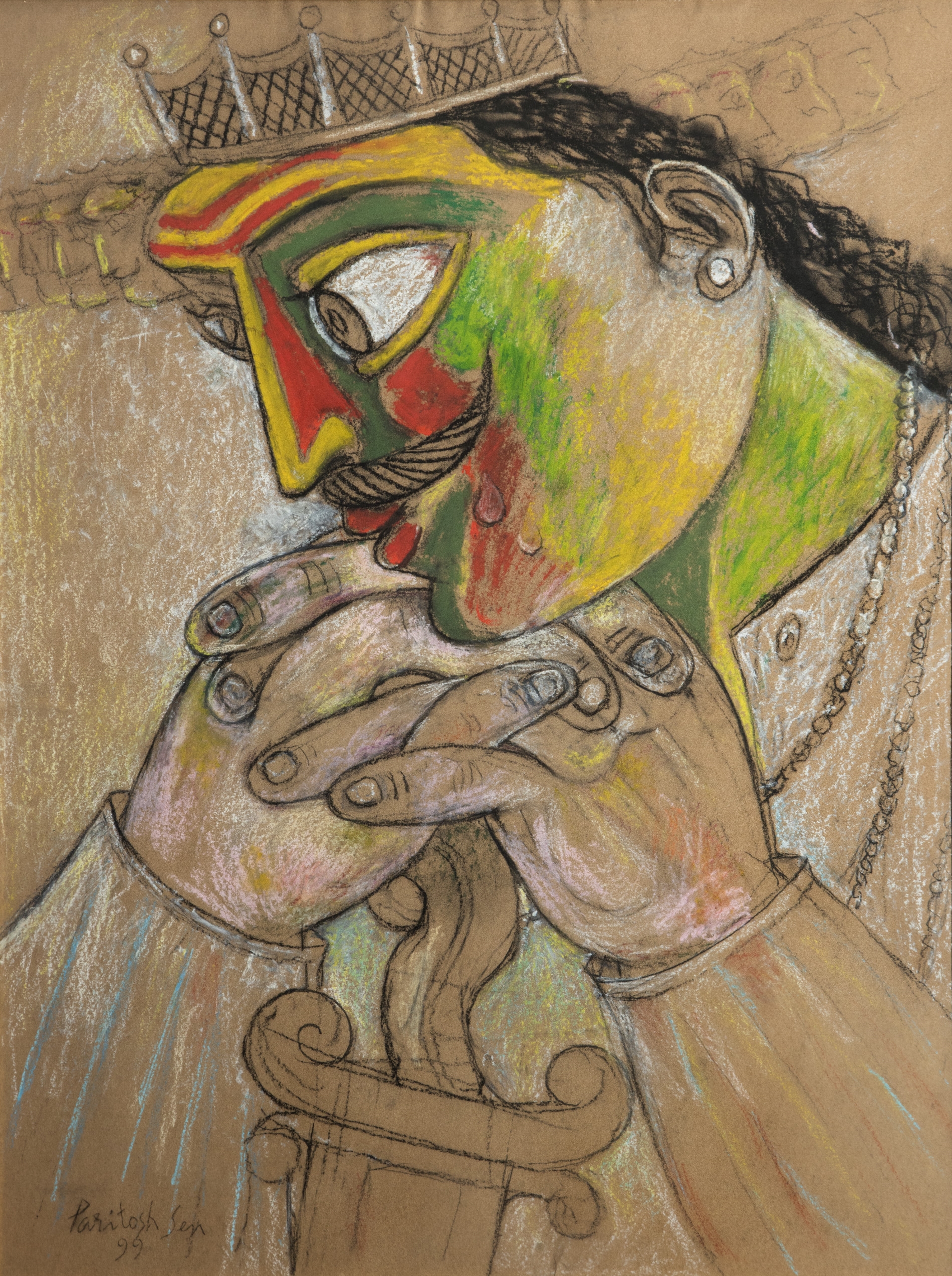 Paritosh Sen | Ravan Mourning the Death of his Son (1999) | MutualArt