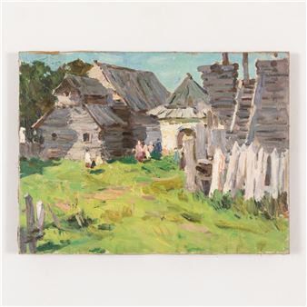 Antica cittadina russa - Anatoliy Aleksandrovich Plamenitskiy