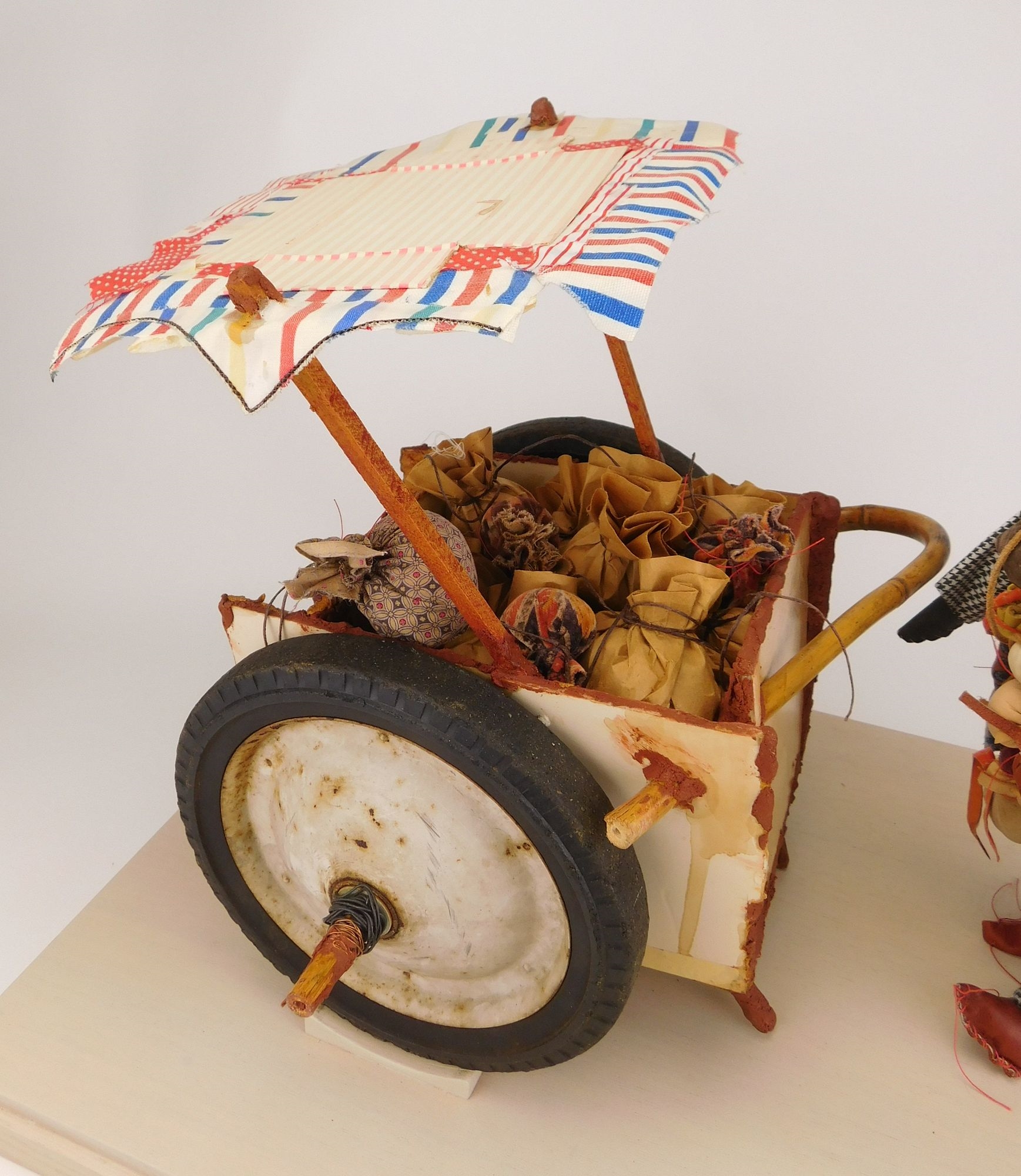 Artwork by Aminah Lynn Robinson, Brown Skin 5 cents, Made of mixed media