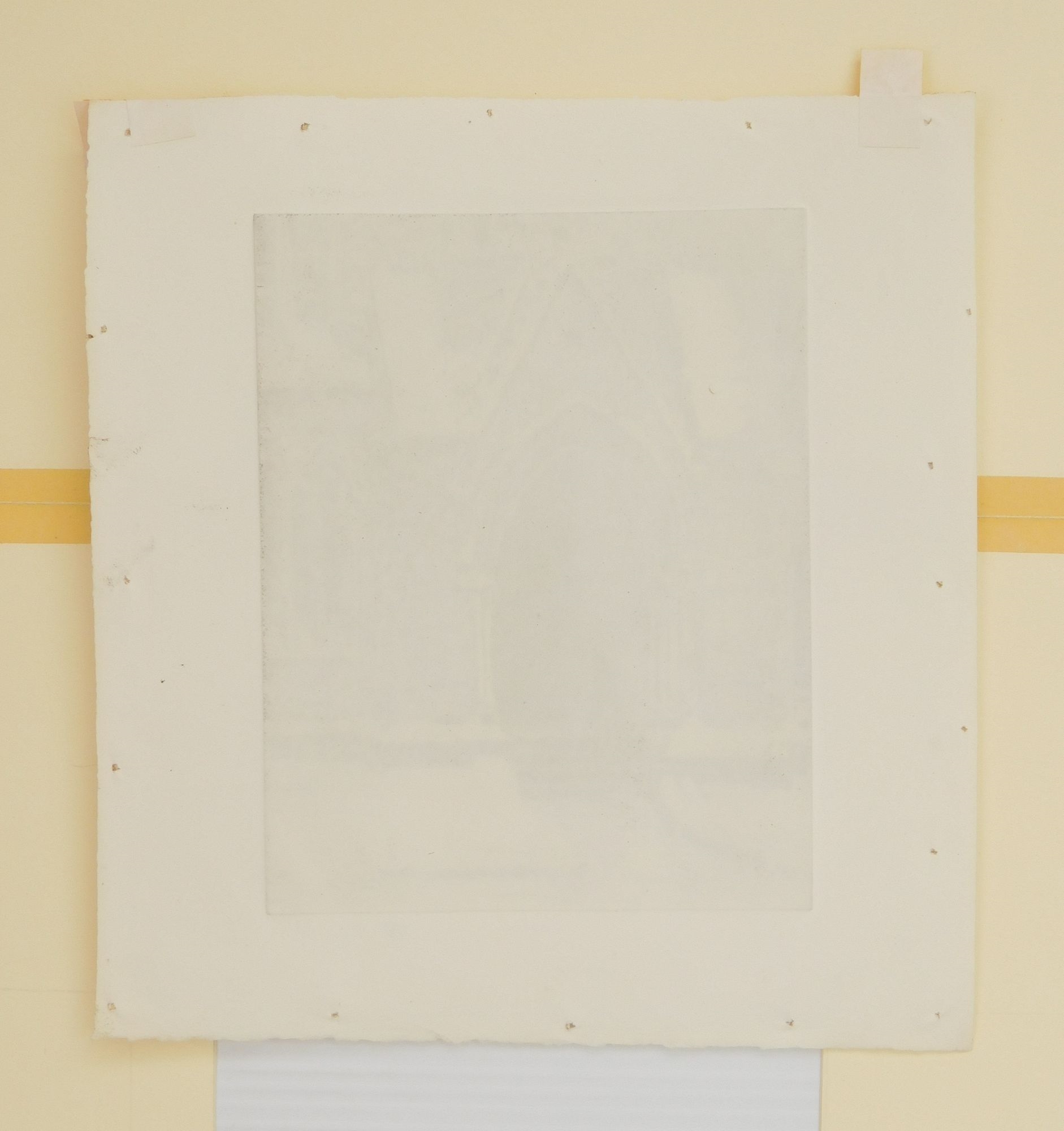 Artwork by Childe Hassam, Church Doorway in Snow (Cortissoz 72), Made of etching