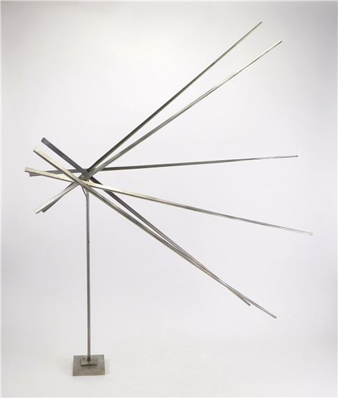 Six Lines in an L by George Rickey, 1977