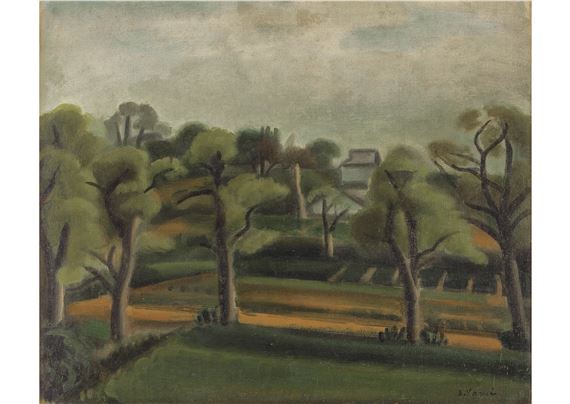 Landscape in Kyoto by Yasui Sotaro