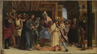 Christ before the Sanhedrin - Gandolfino da Roreto