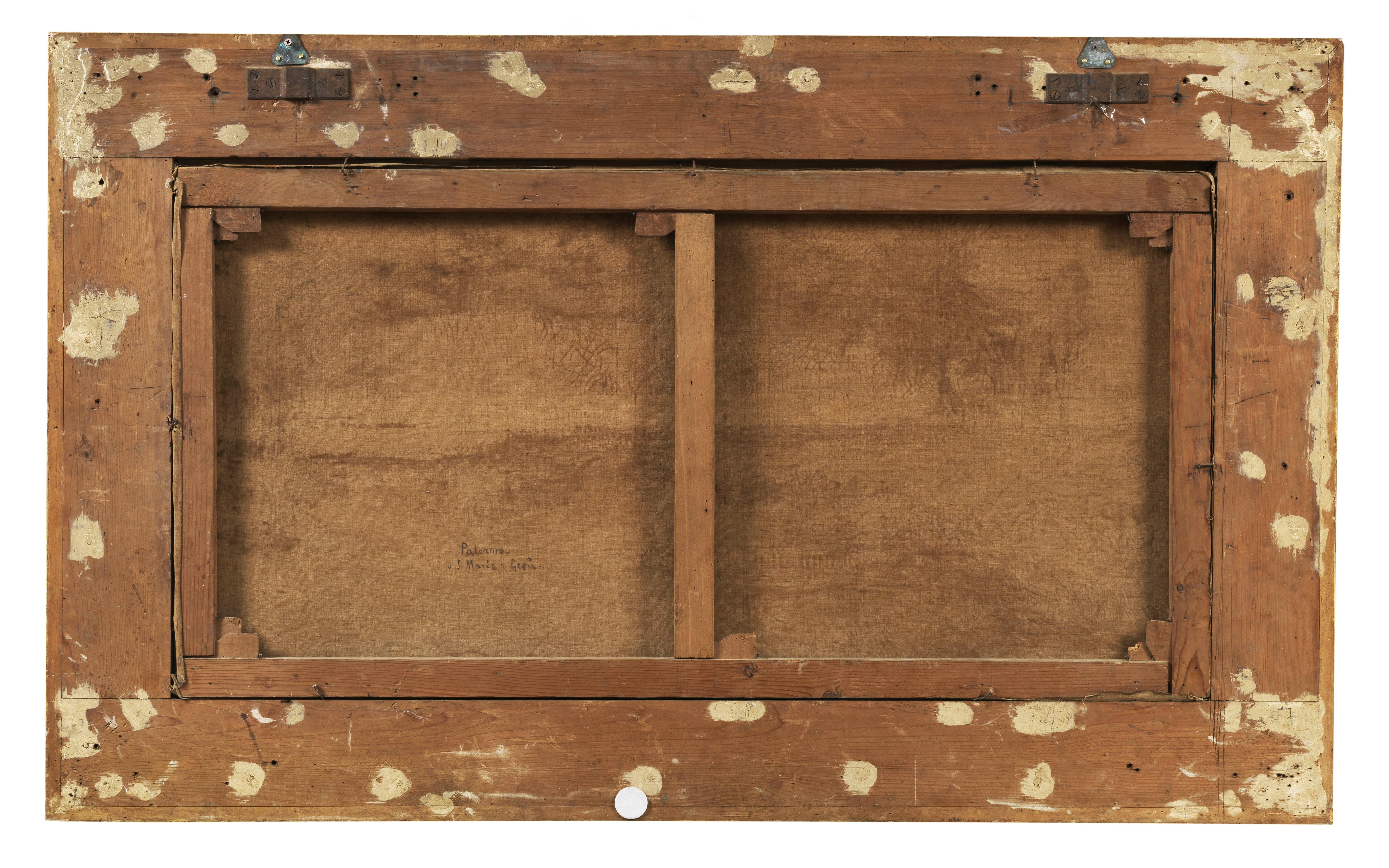 Artwork by Karl Lindemann - Frommel, A View of Palermo from the Terrace of the Maria di Gesù Monastery, Made of oil on canvas