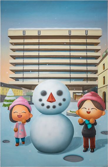 The Great Snow of Dublin 2023 by Kevin Judge, dated 2023