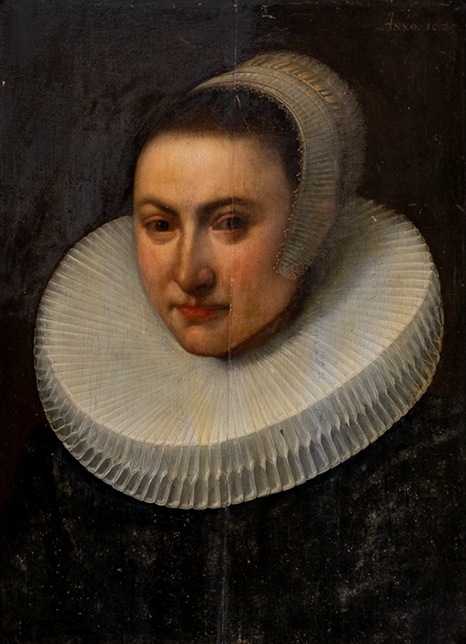 Dutch School, 17th Century | Portrait of Noblewoman with Ruff | MutualArt