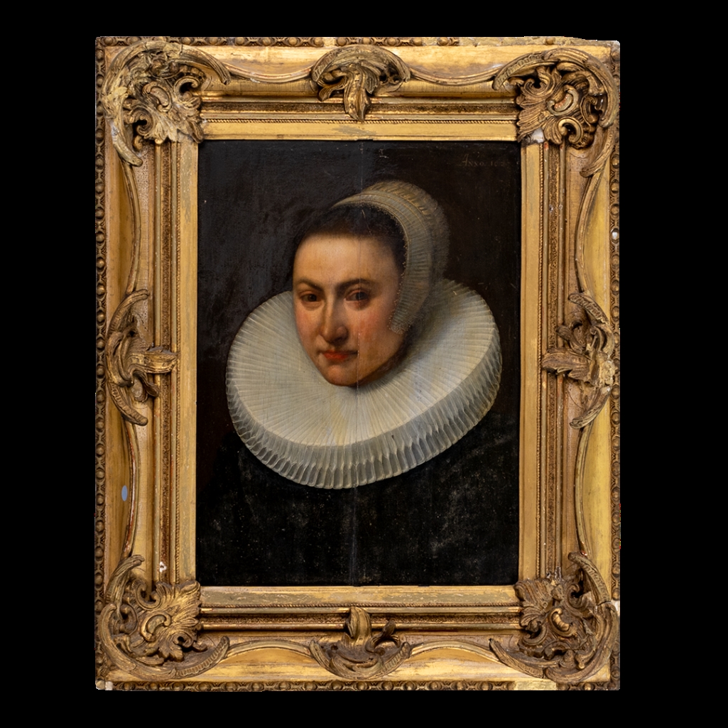 Dutch School, 17th Century | Portrait of Noblewoman with Ruff | MutualArt