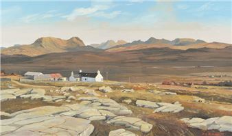 The Torridon Mountains from Red Point - Derek G. M. Mowatt