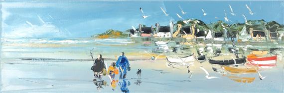 Retour de pêche by Christian Sanseau