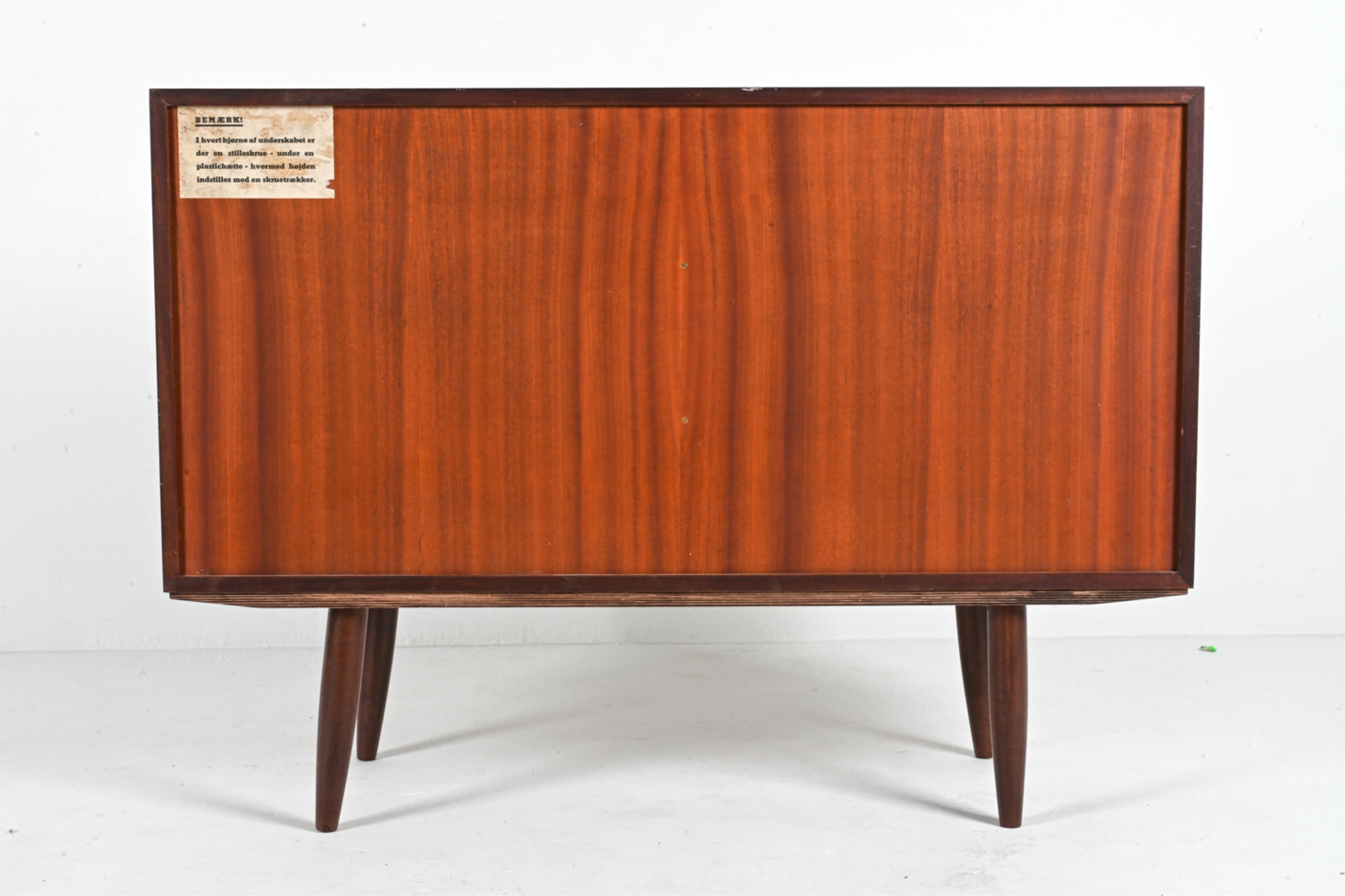 Artwork by Omann Jun, OMANN JUN ROSEWOOD SIDEBOARD CABINET, C. 1960'S, Made of rosewood