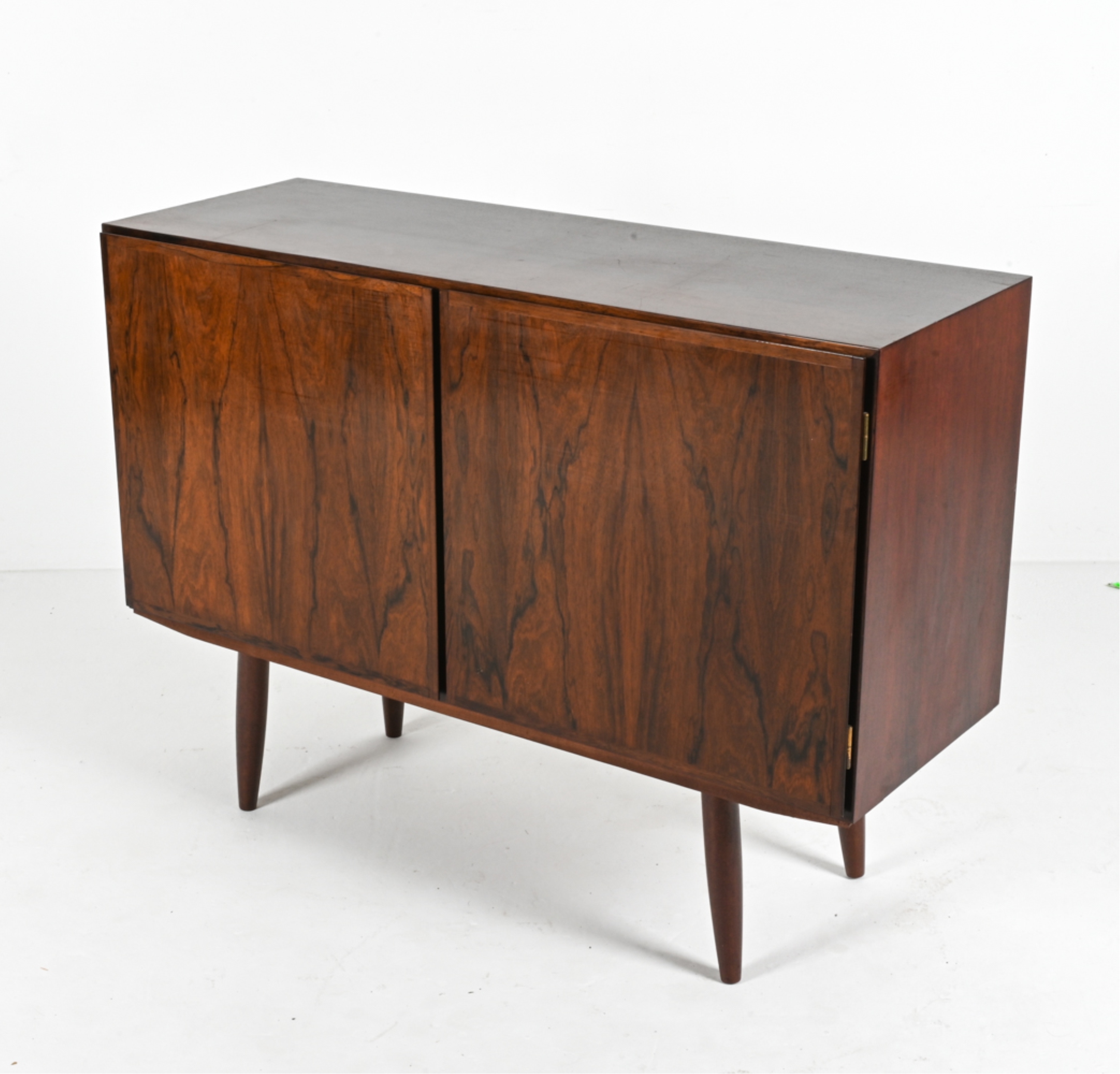Artwork by Omann Jun, OMANN JUN ROSEWOOD SIDEBOARD CABINET, C. 1960'S, Made of rosewood