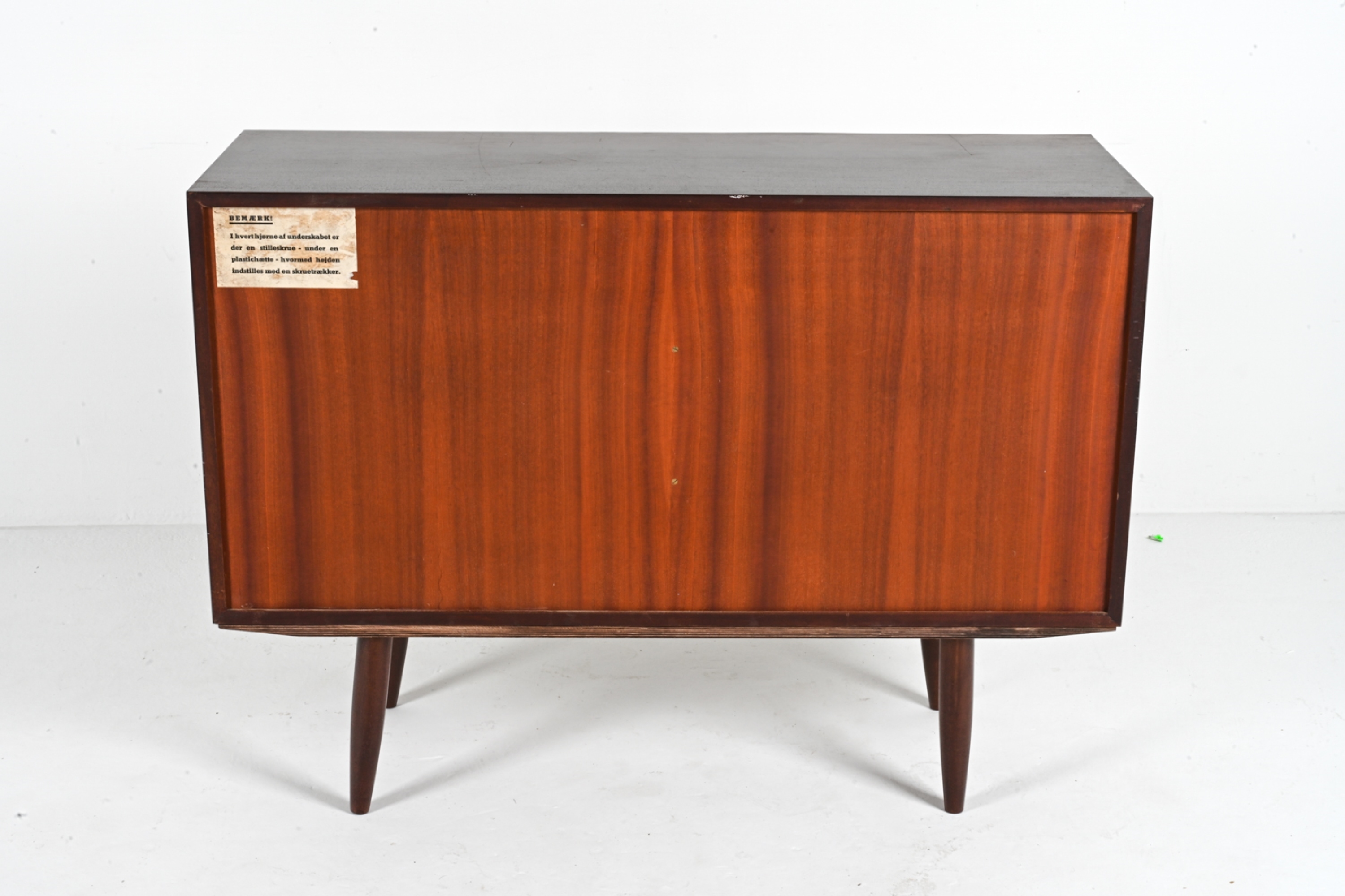 Artwork by Omann Jun, OMANN JUN ROSEWOOD SIDEBOARD CABINET, C. 1960'S, Made of rosewood