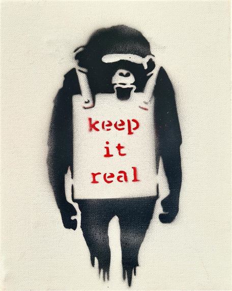 Banksy | Keep it real | MutualArt