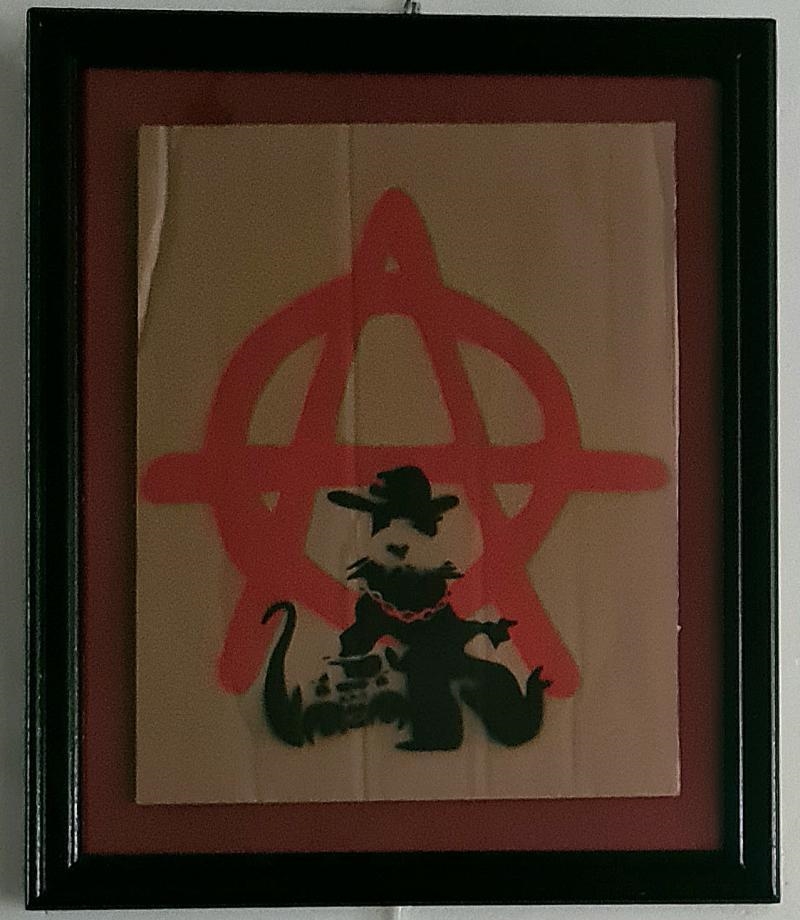 Banksy | Anarchy rat | MutualArt