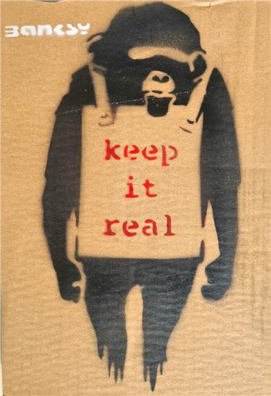 Banksy | Keep it real | MutualArt