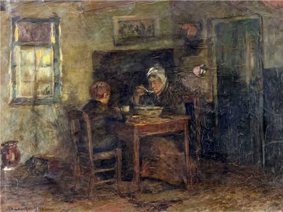 Melbourne Havelock Hardwick | Dinner Scene | MutualArt