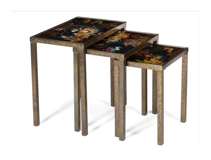 Artwork by Eugène Printz, Jean Saint-Georges, Suite de 3 tables gigognes