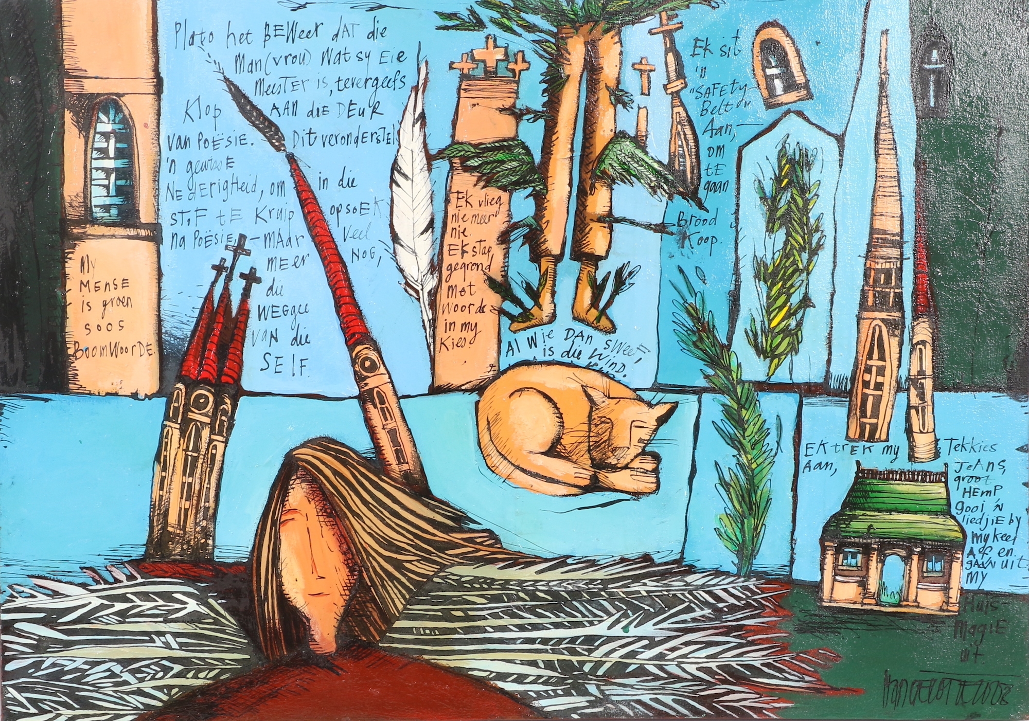 Hanlie Kotze | MY MENSE IS GROEN SOOS BOOMWOORDE (2008) | MutualArt