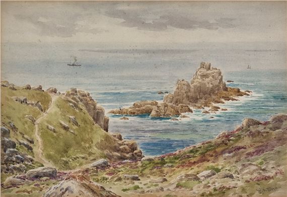 The Armed Knight near Land's End by William Stephen Tomkin, August 14th 1926