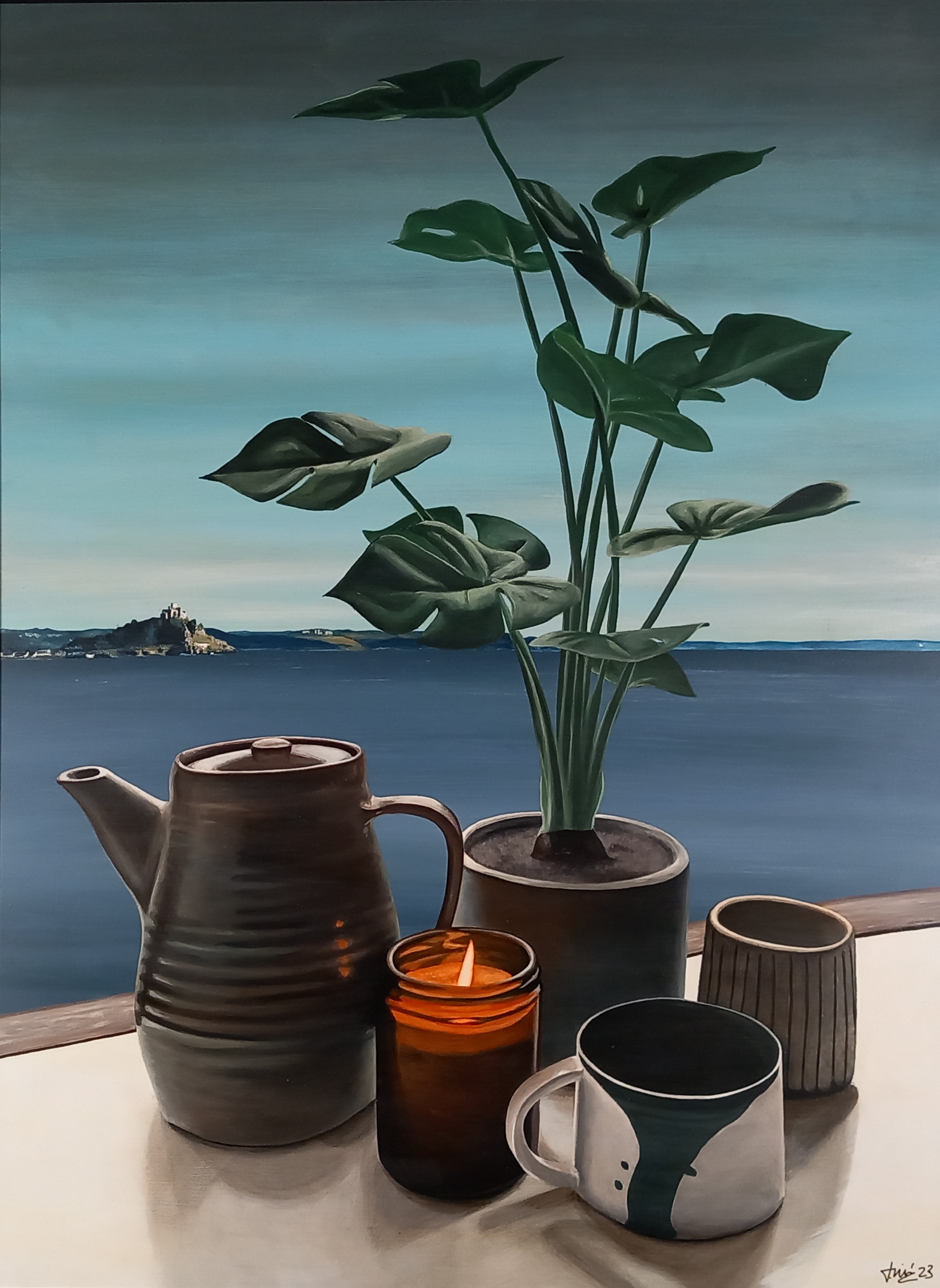 Janine Wing | View over the Bay | MutualArt