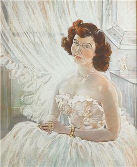 Portrait d'élégante - P. Filhiaud Lavergne