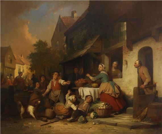 Ferdinand Decour | A Quarrel (1858)