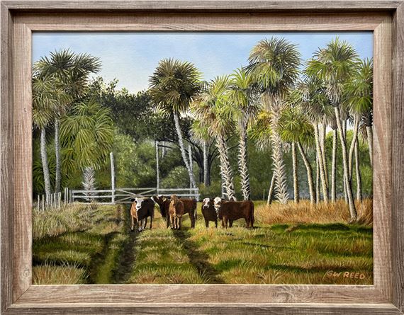 GW REED FLORIDA ARTIST BRAFORDS ON ADAMS RANCH - G. W. Reed