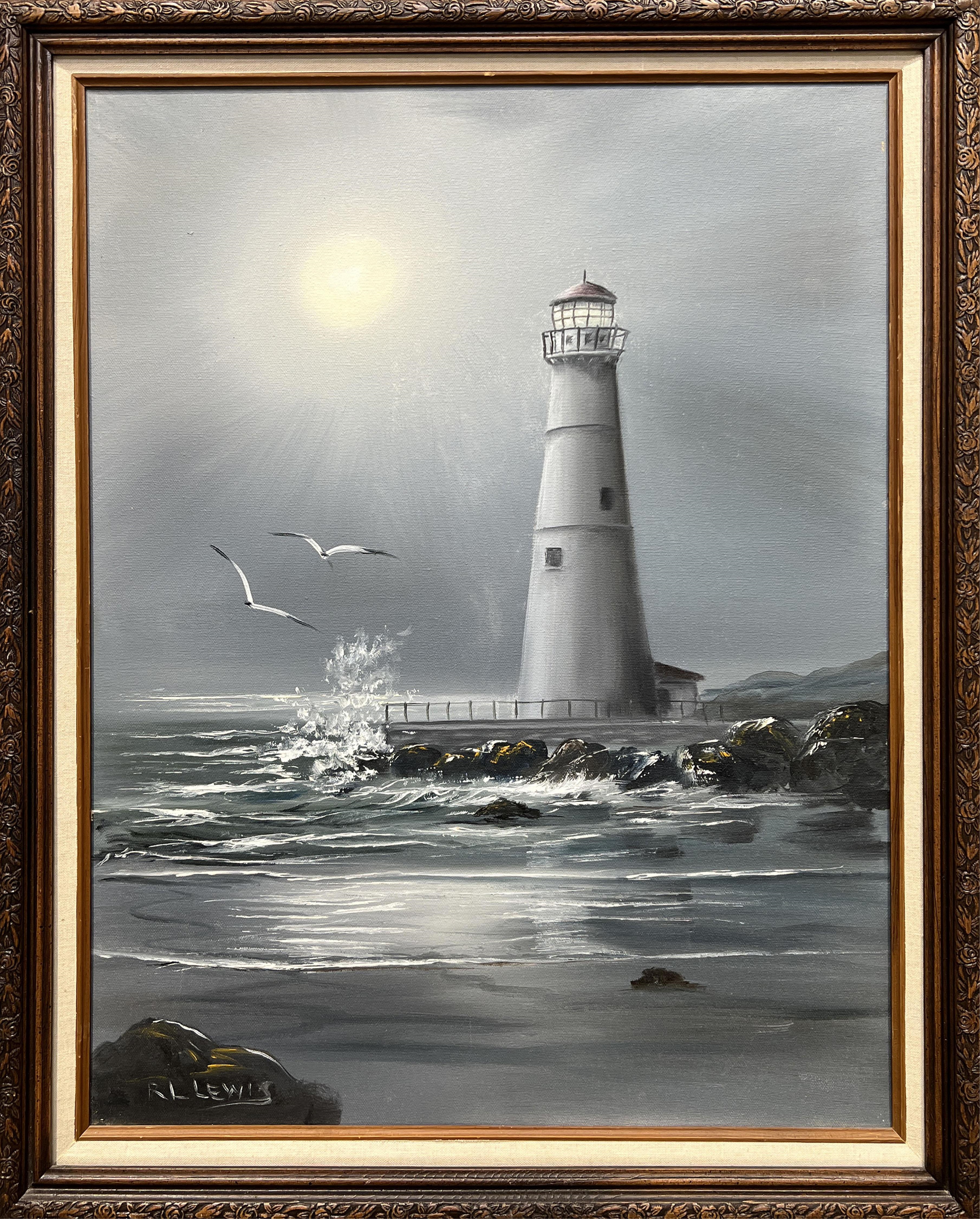 Robert Lewis | R.L. LEWIS FLORIDA HIGHWAYMEN LIGHTHOUSE | MutualArt