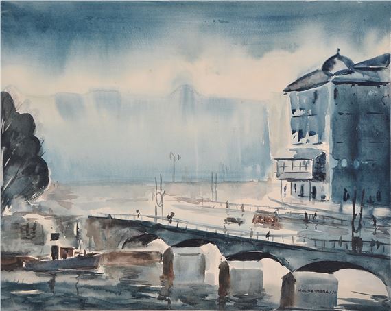 "Vista del puente del Arenal" by José Luis Molina Mora, 70