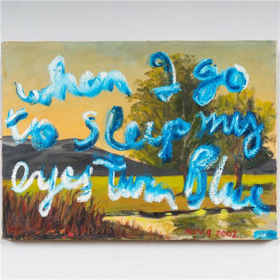 Rene Ricard | When I Go To Sleep... (2002) | MutualArt