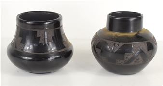 Navajo pottery vases - Mary Saxon
