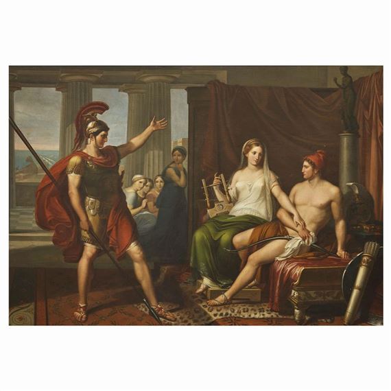 Tuscan School, 19th Century | HECTOR CHIDING PARIS | Compare similar ...