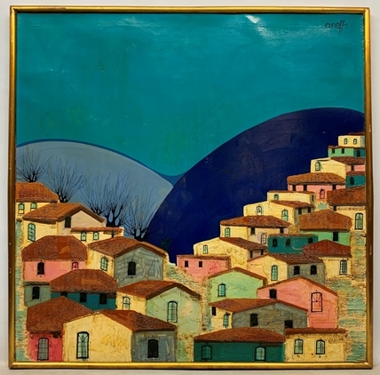 Artwork by Liny Aneff, Favelas, Made of acrylic on canvas